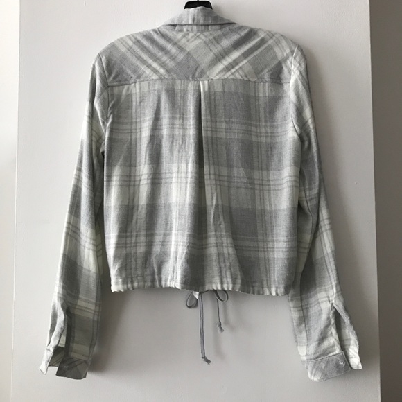 Cinched Drawstring Shacket Shirt NWOT - Picture 8 of 15